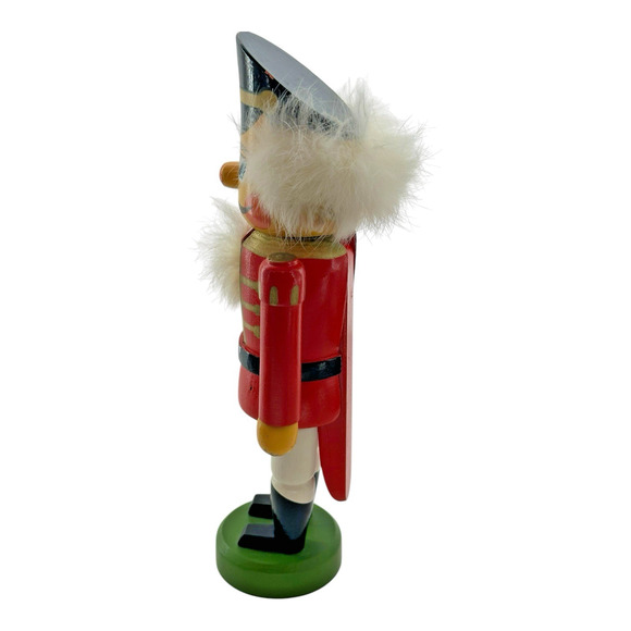 VTG Erzgebirge Expertic Nutcracker 9.5” DDR German Wooden Soldier Missing Sword - Picture 6 of 13